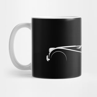 Triumph TR3A Silhouette Mug